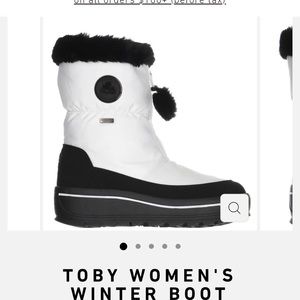 Pajar Women’s Toby Black and White Winter Boot Size 10